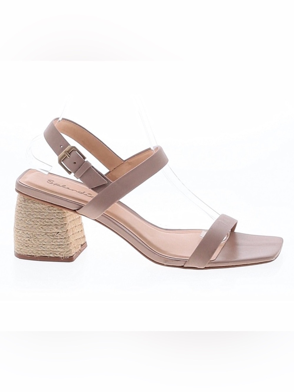 Splendid Nude Tan Braided Rafia Strappy Sandal 10